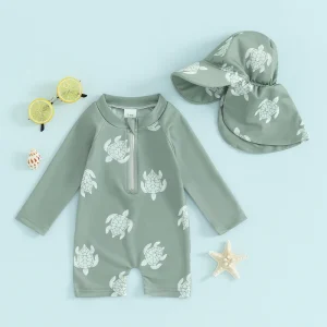 Maillot de bain enfant motif Riviera protection UV