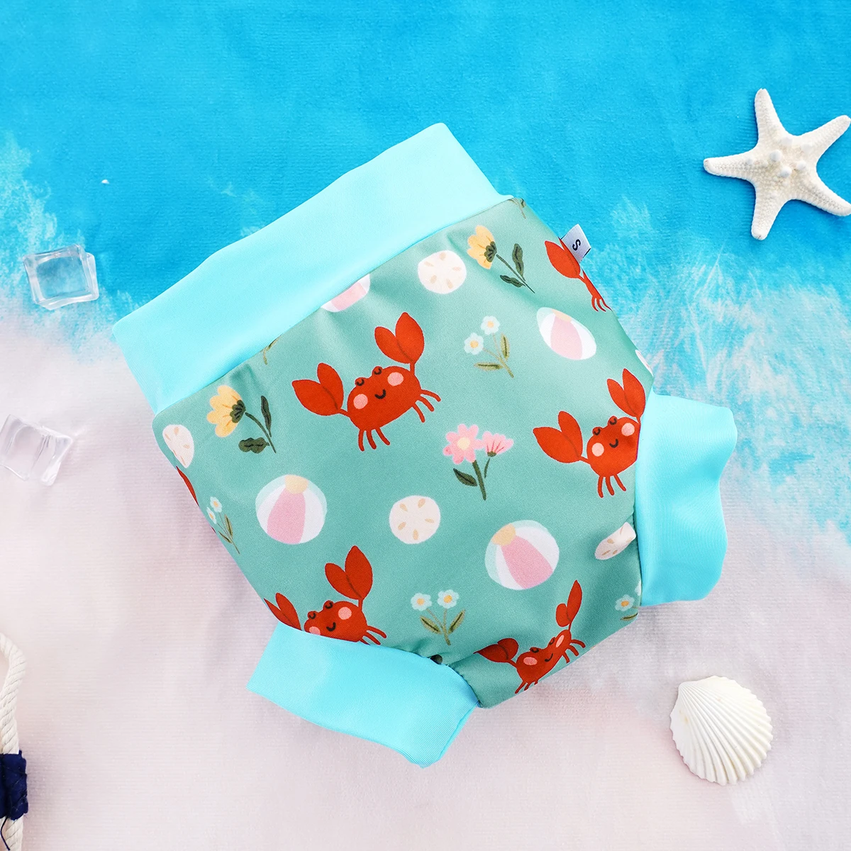 Maillot de Bain Couche Bébé Anti-Fuite Réutilisable