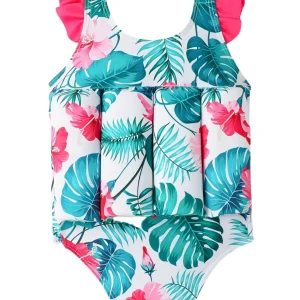 Maillot de bain enfant avec motif floral