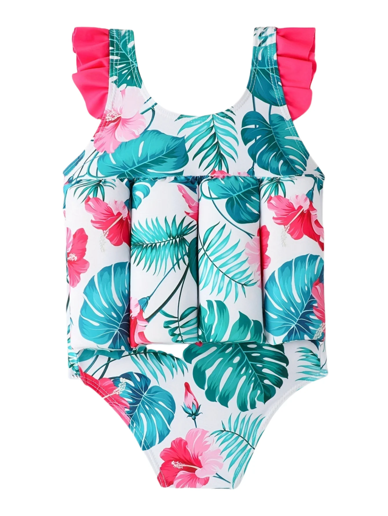 Maillot de Bain Fille flottant fleuri – Image 2