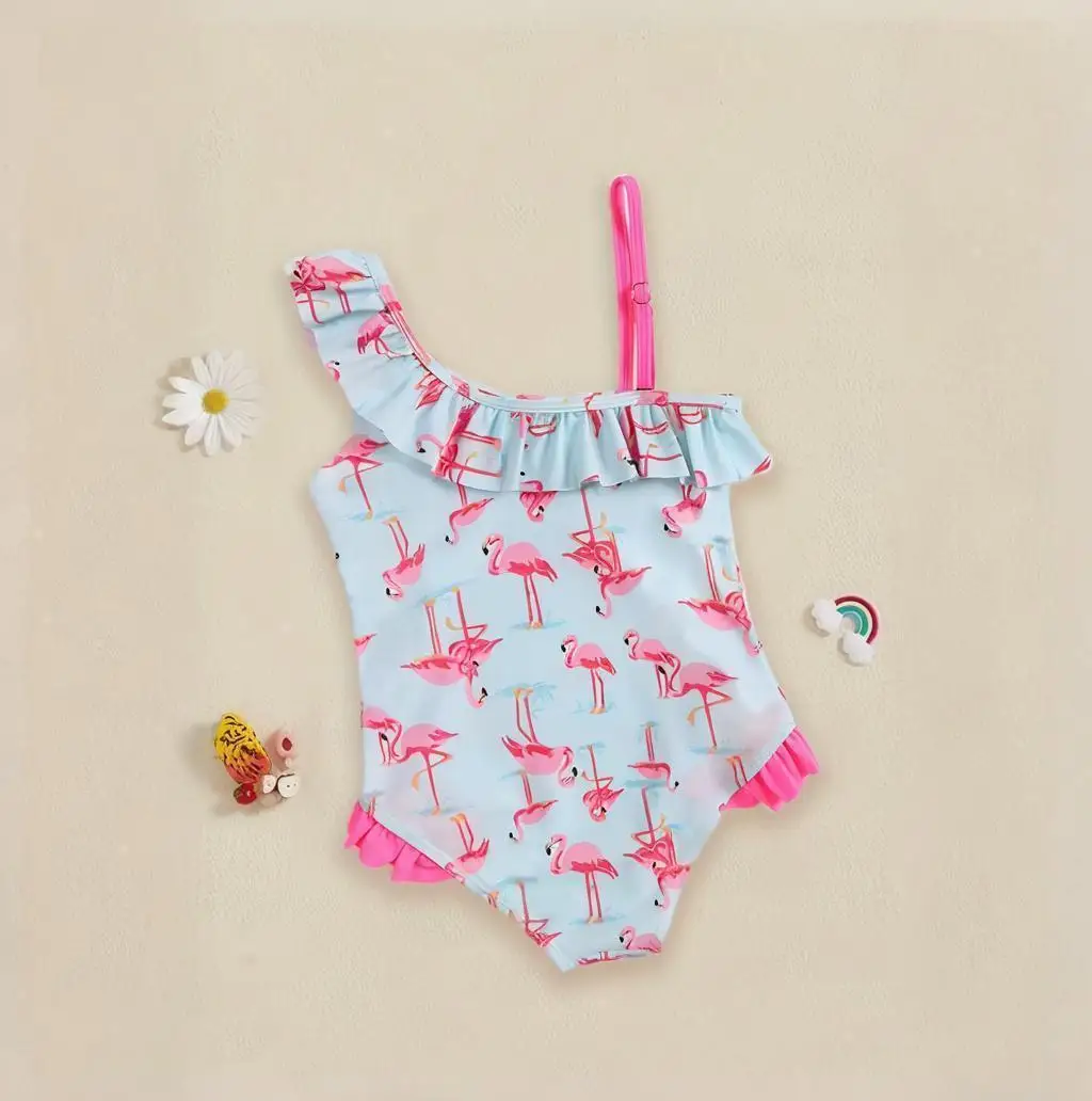 Maillot de Bain Fille Bouquet Tropical – Image 2