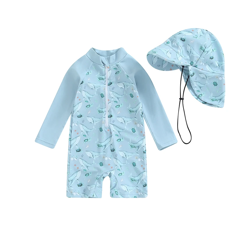 Maillot de Bain Fille bébé Manches Longues UV – Image 10