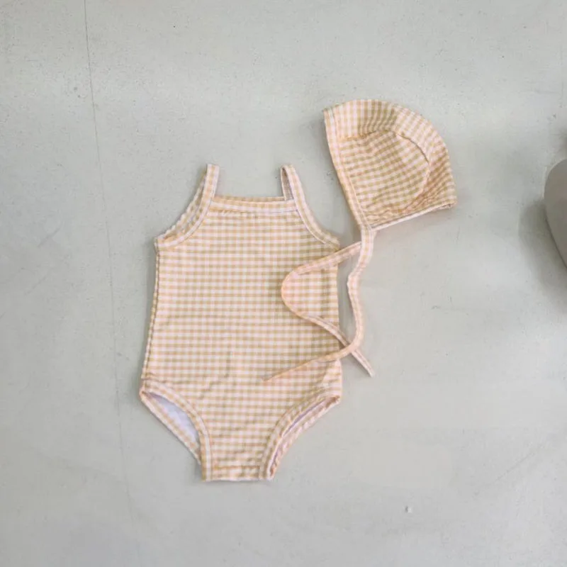 Maillot de Bain Bébé Fille Fleuri avec Chapeau – Image 6