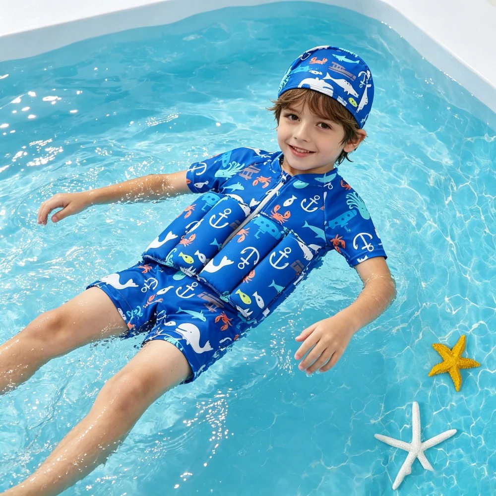 Maillot de bain flottant garçon 1-6 ans – Image 2