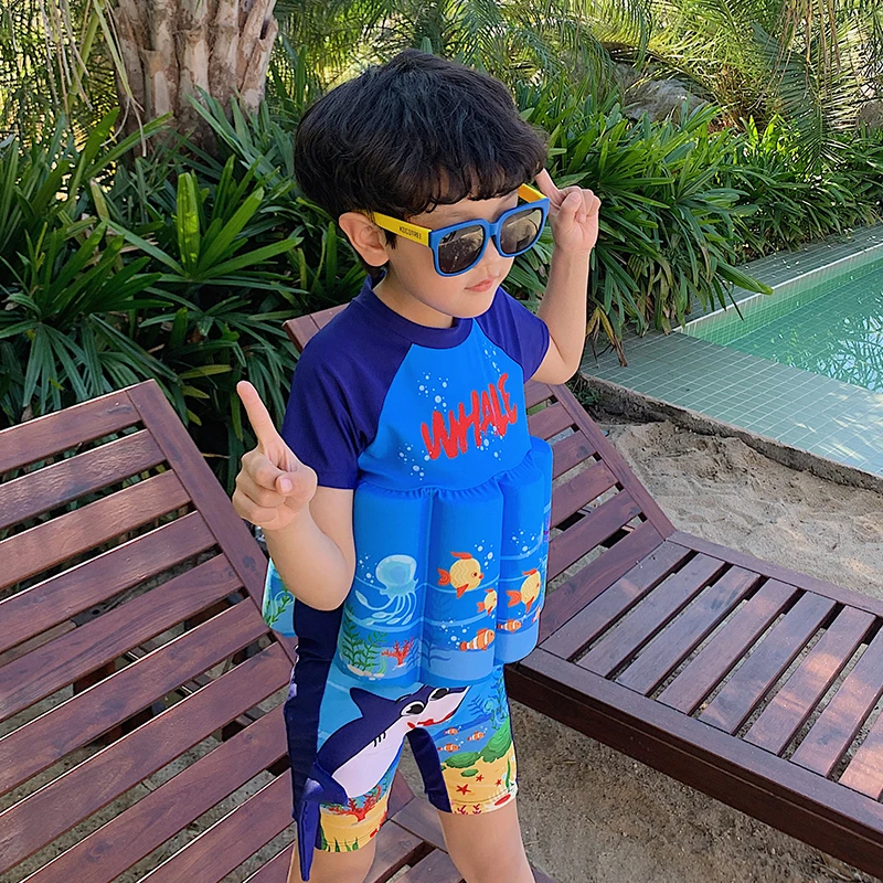 Maillot de bain enfant garçon avec flotteur – Image 3