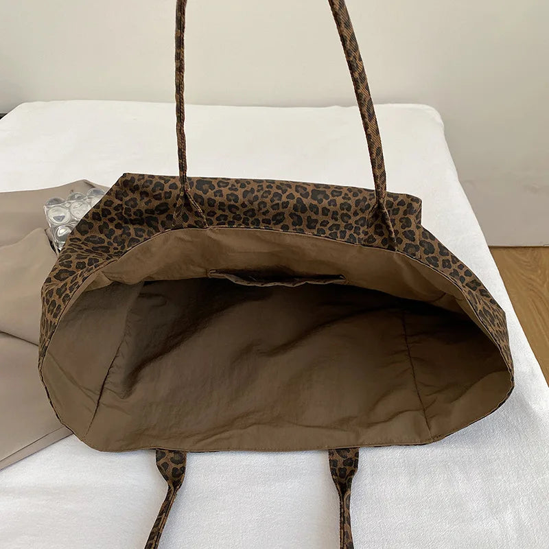 sac cabas tendance imprimé léopard