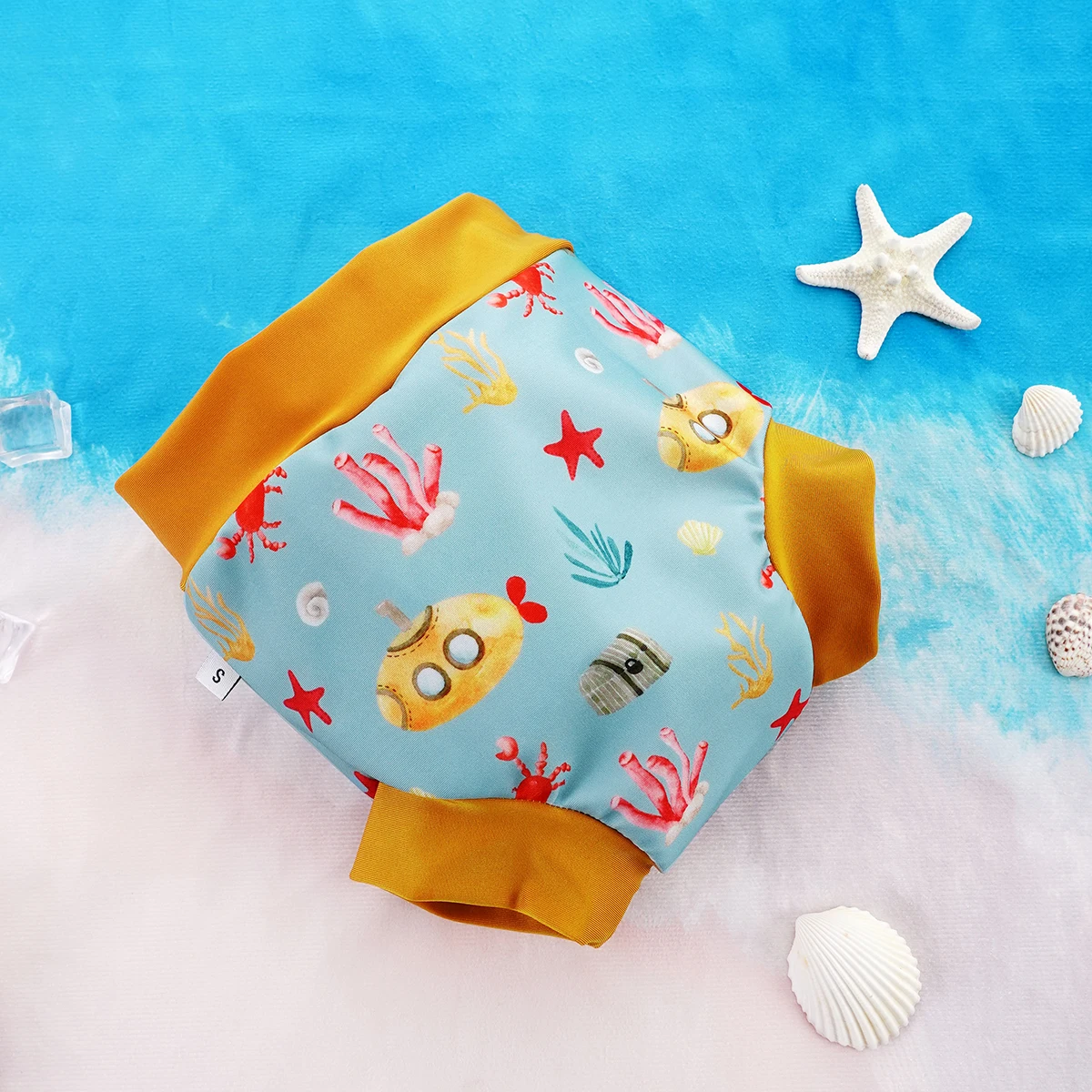 Maillot de Bain Couche Bébé Anti-Fuite Réutilisable – Image 7