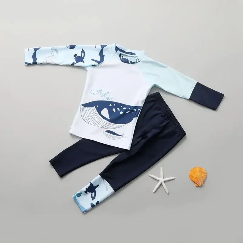 Maillot de Bain Garçon Manches longues UV Sport