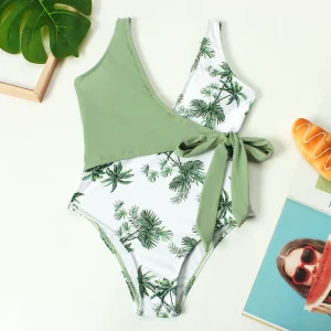 Maillot de Bain Fille 1 pièce croisé Plage
