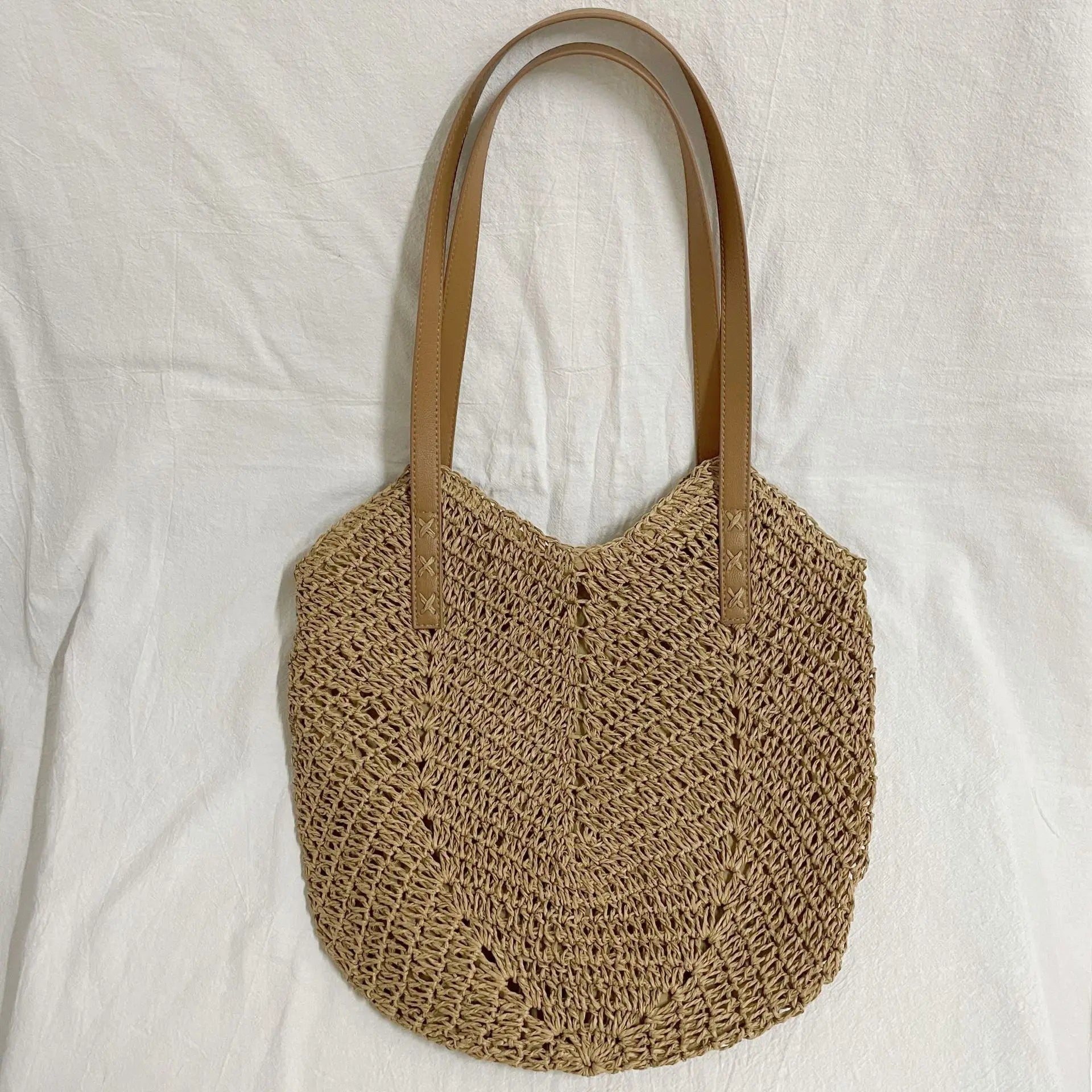 Sac de plage tendance en paille Zoya