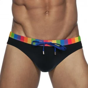 Slip de Bain Homme Rainbow Fit Avec Coque