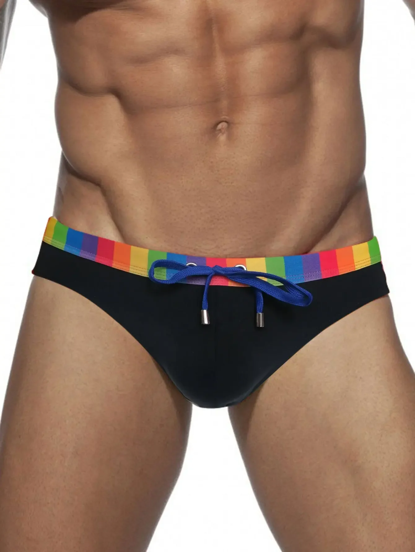Slip de Bain Homme Rainbow Fit Avec Coque
