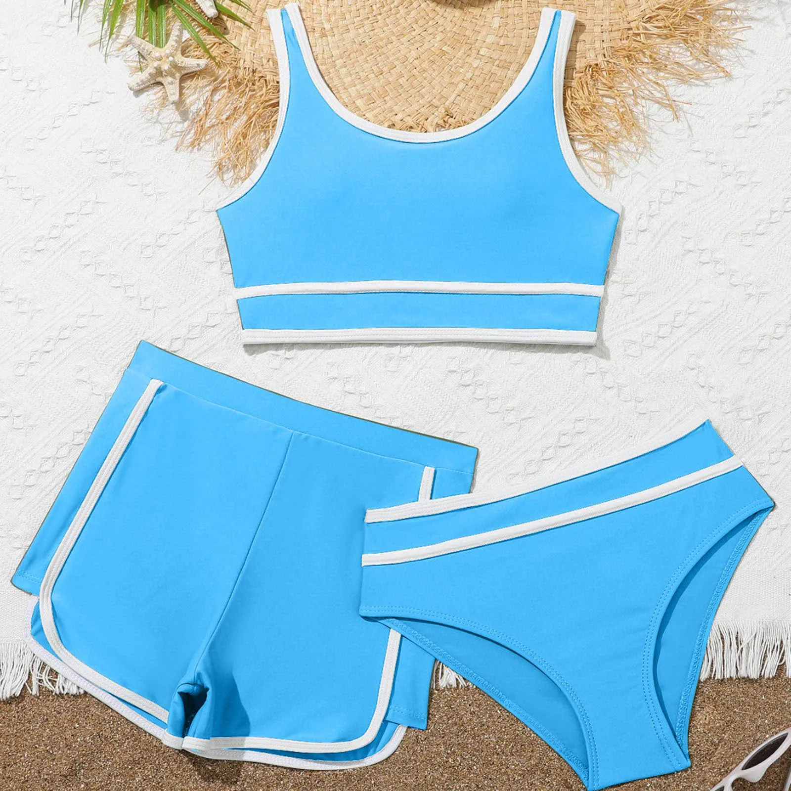 Maillot de Bain Fille Élégance Marine – Image 3