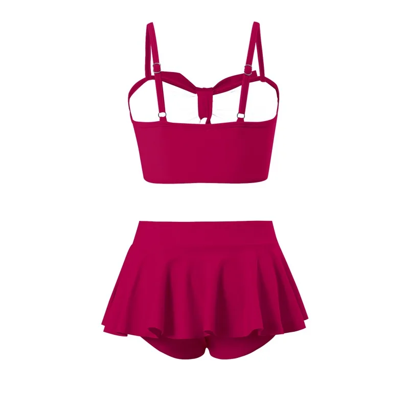 Maillot de Bain Fille 2 Pièces jupette Tropical – Image 6