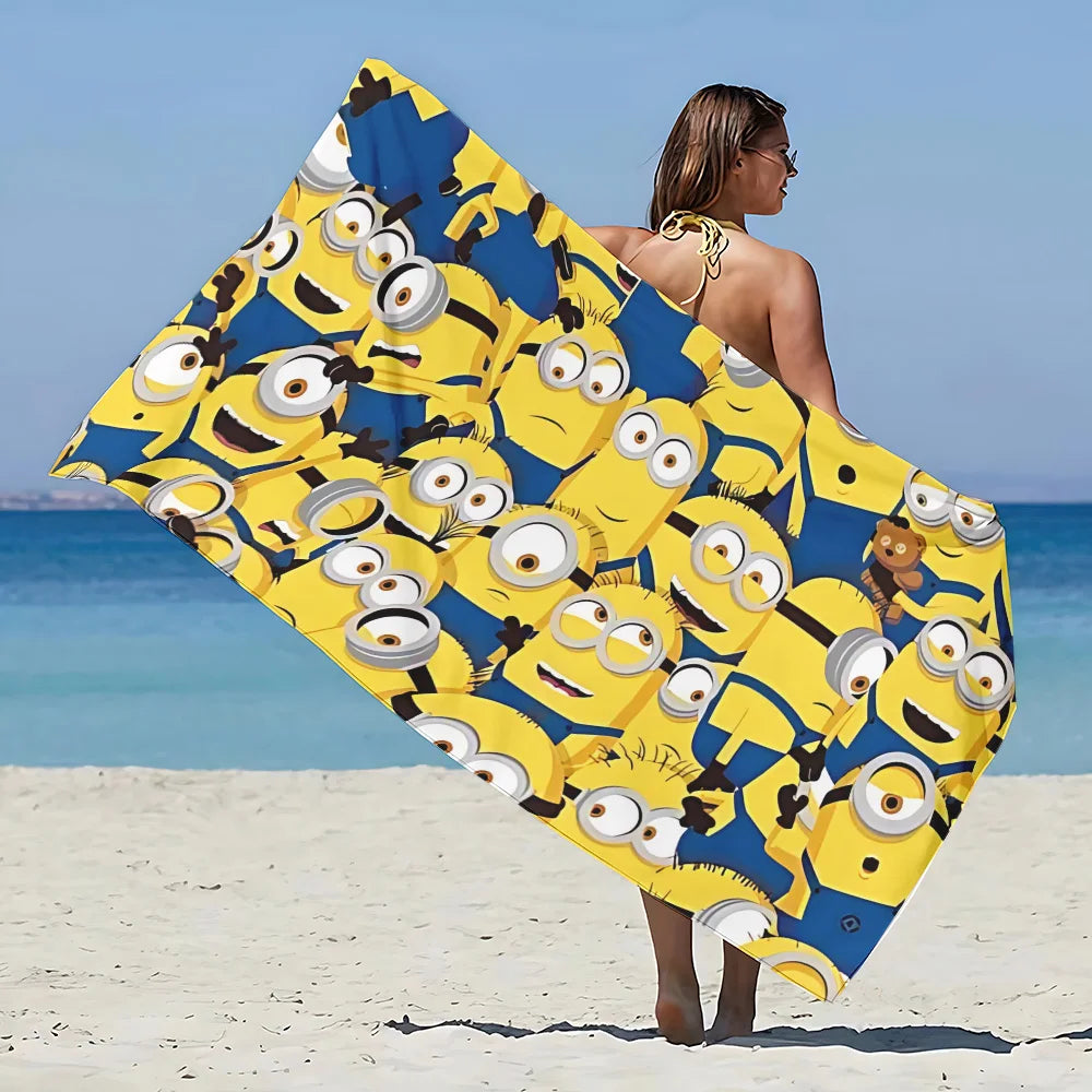 Serviette cartoon Minions pour vacances