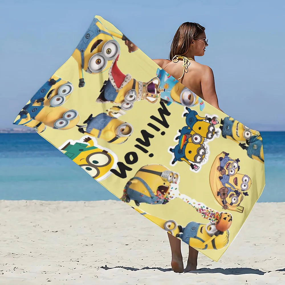 Serviette de plage en microfibre Minions