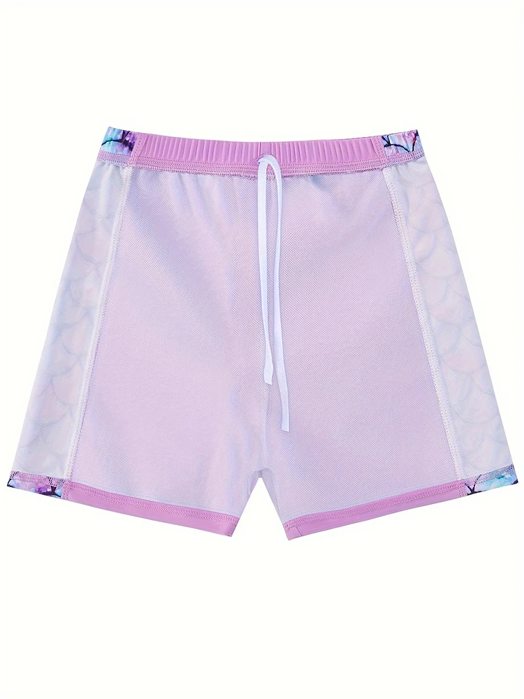 Maillot de Bain Fille 2 Pièces Sirène Shorty – Image 6