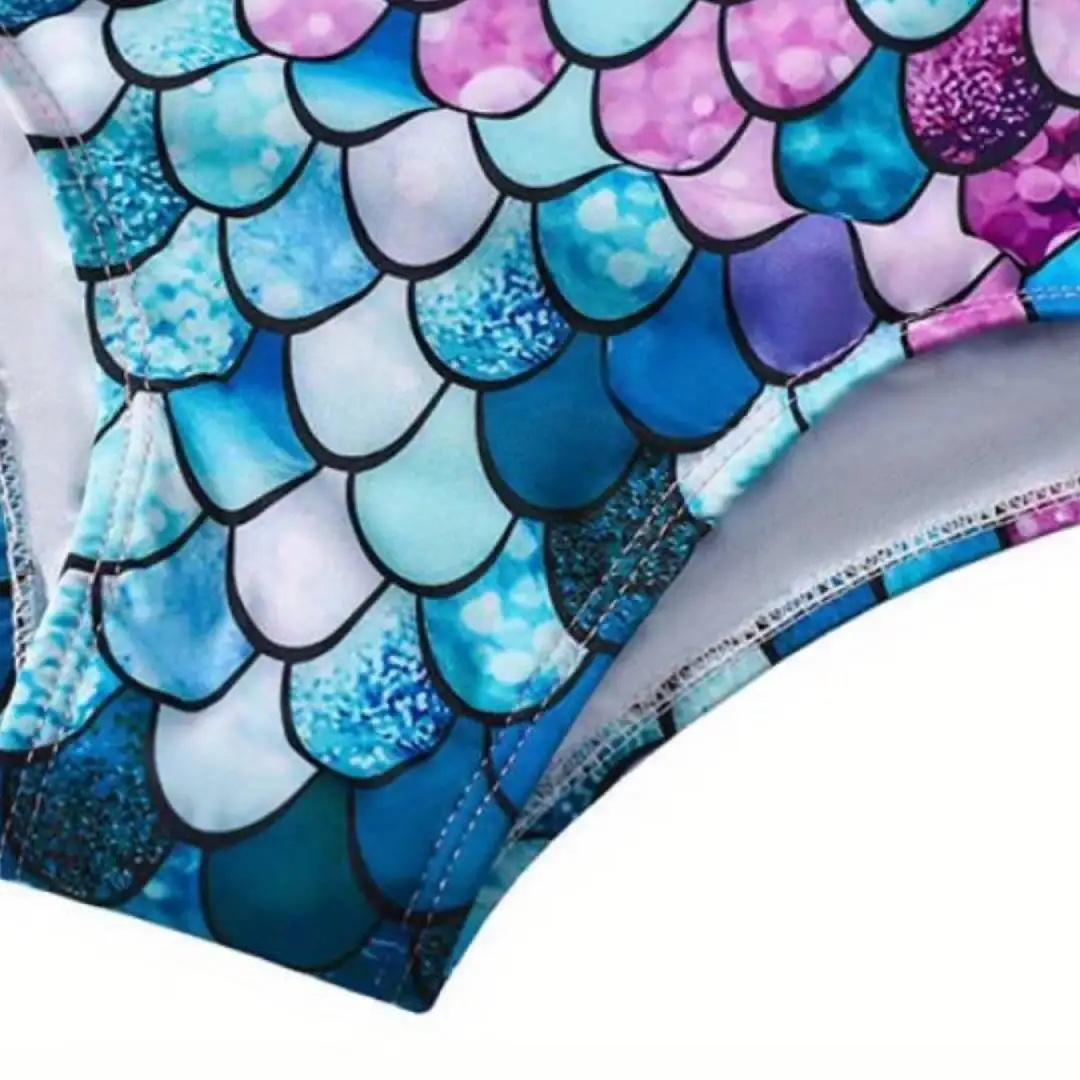 Maillot de Bain Fille Sirène Corail – Image 5