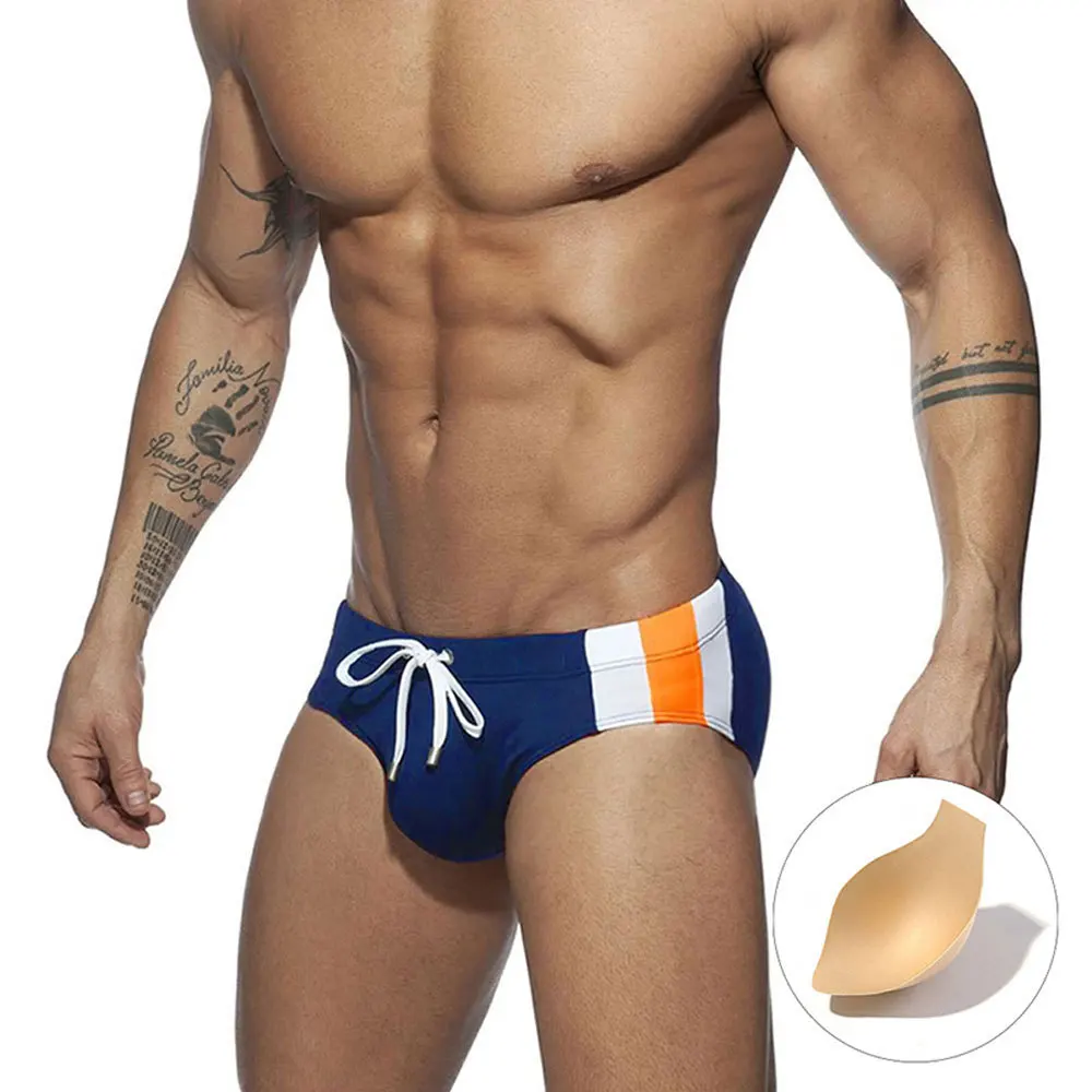 Slip de Bain Homme Côte d'Azur Avec Coque – Image 9