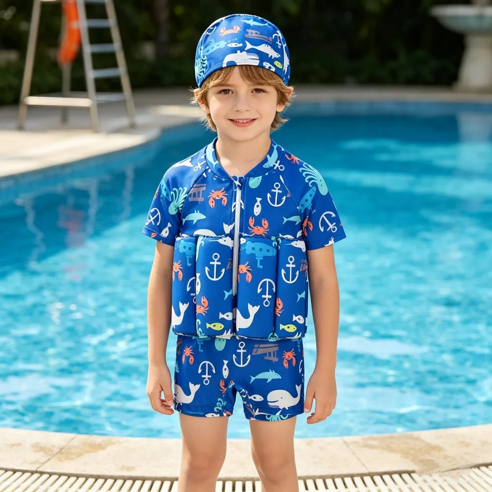 Maillot de bain flottant garçon 1-6 ans – Image 3