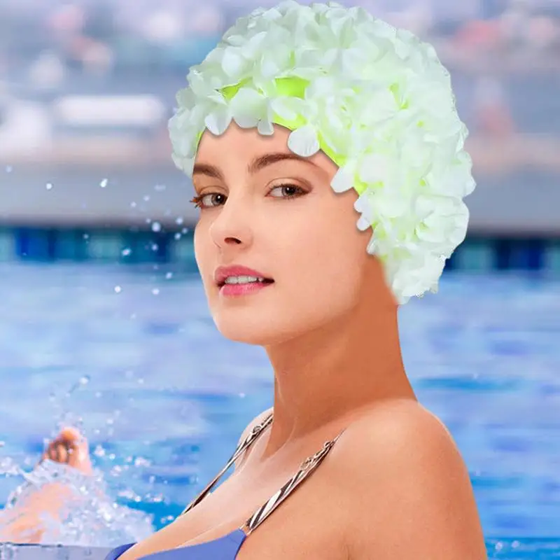 Bonnet de Bain Fleur Vintage Rétro – Image 6