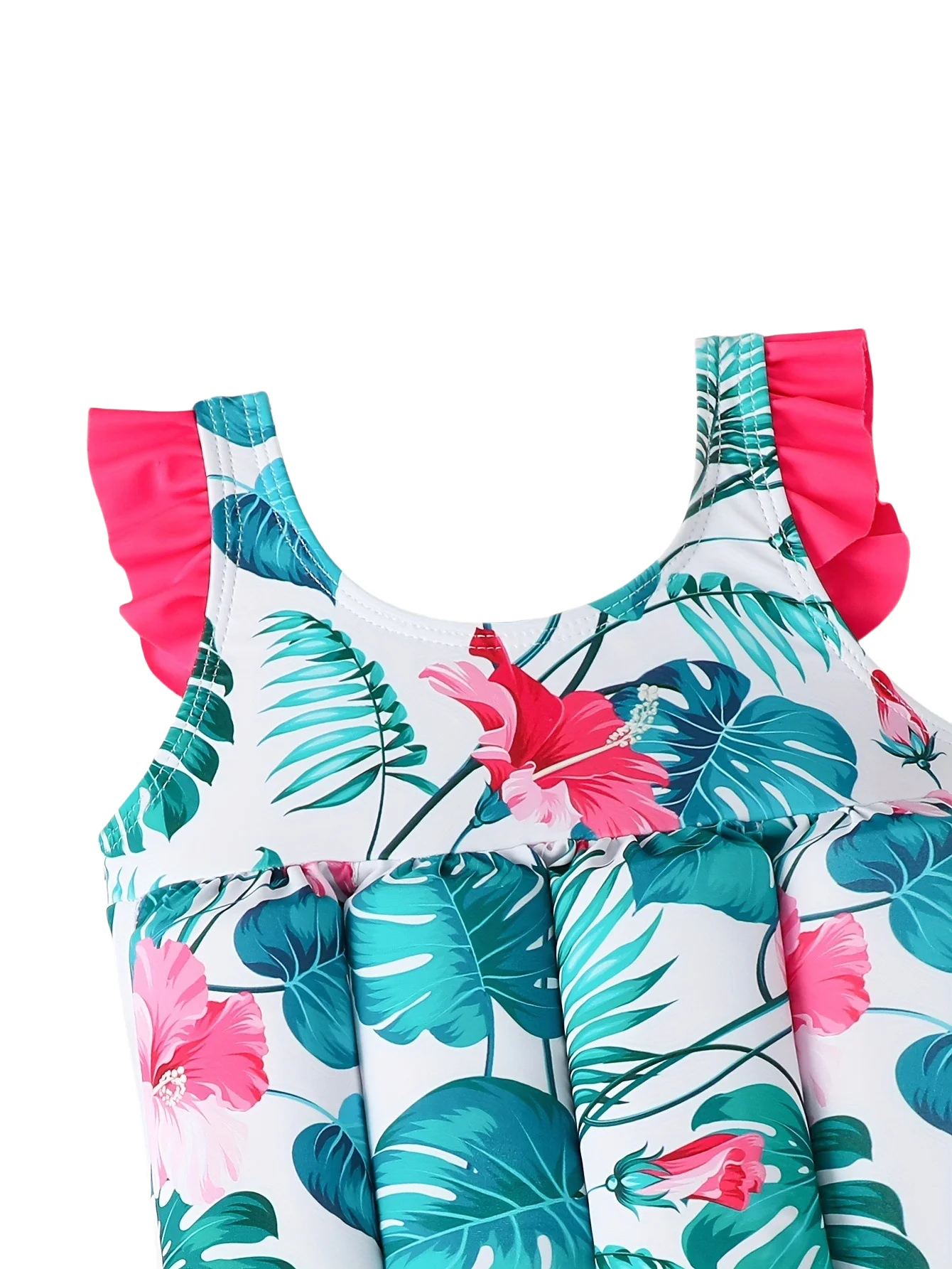 Maillot de Bain Fille flottant fleuri – Image 3