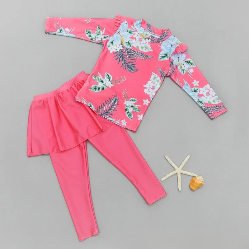 Maillot de Bain Fille 2 pièces Longues UV – Image 13