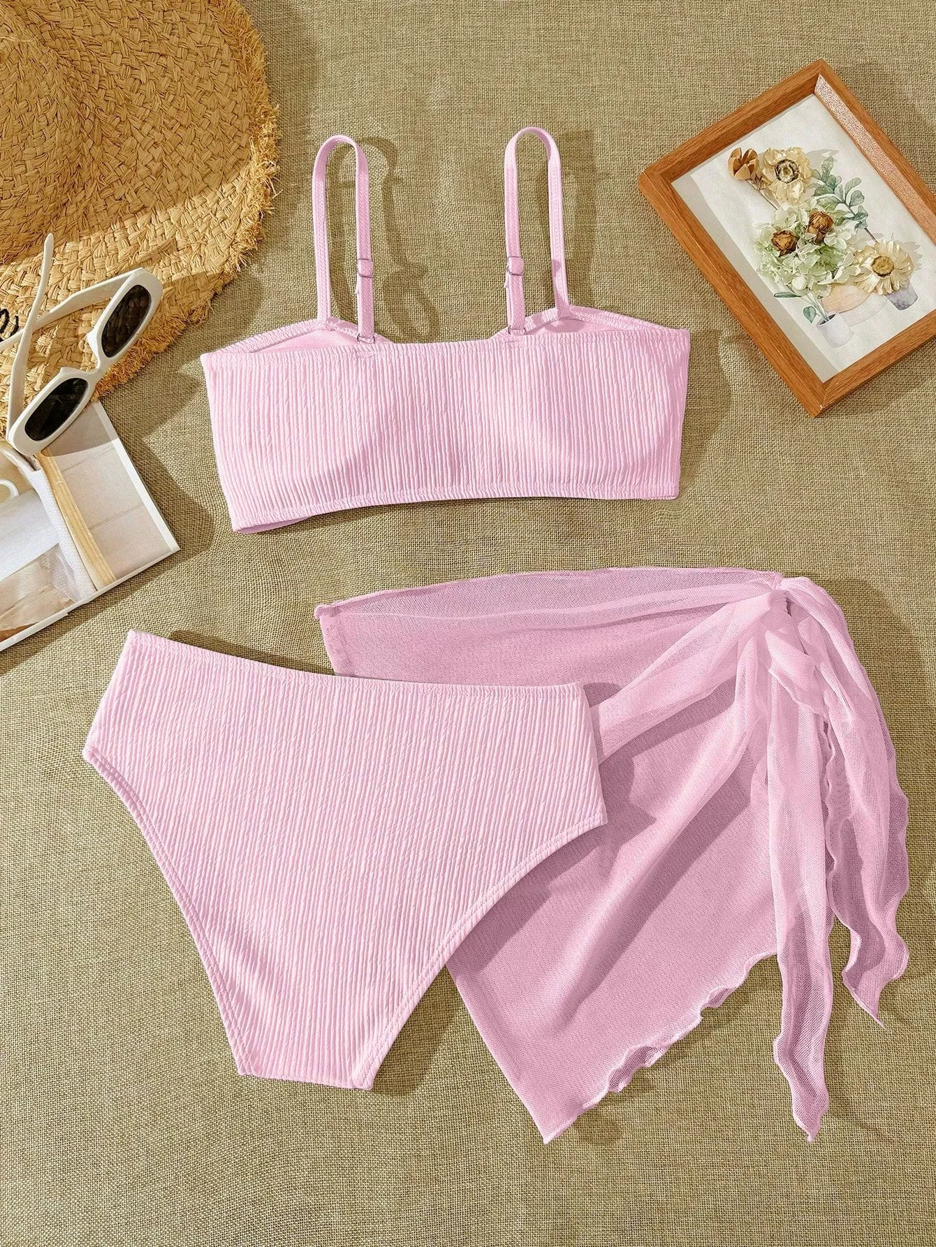 Maillot de Bain Fille étoile Blanche – Image 4
