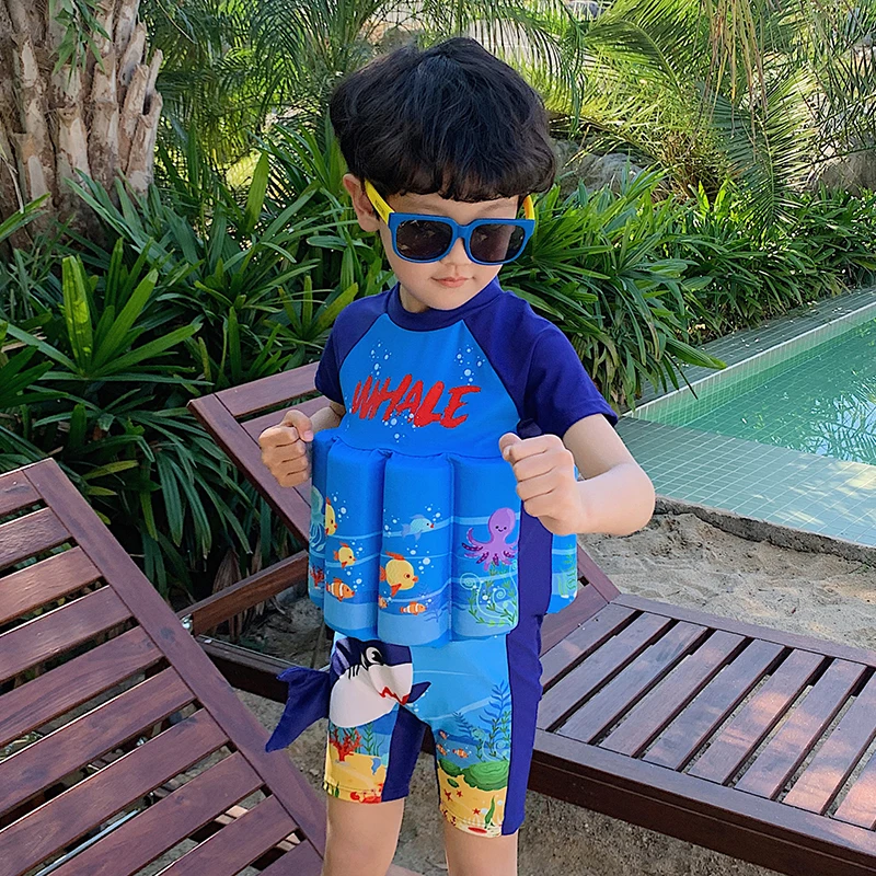 Maillot de bain enfant garçon avec flotteur – Image 2