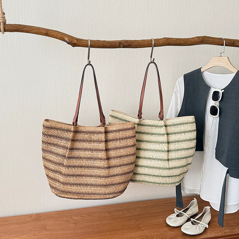 Sac cabas plage Nerina avec poche intérieure