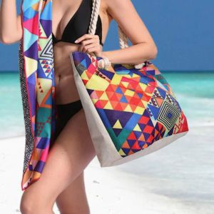 Sac de plage coloré Copa sur sable doré