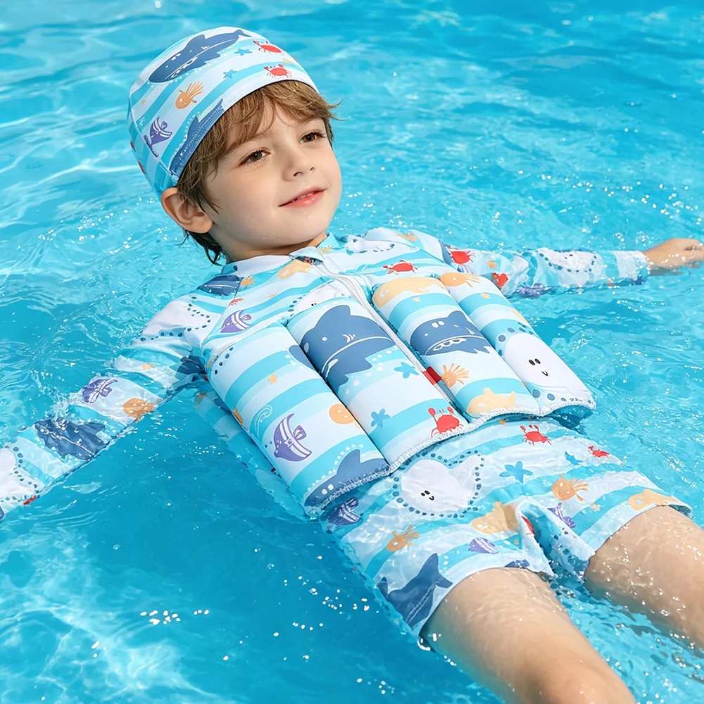 Maillot de bain flottant garçon 1-6 ans – Image 5