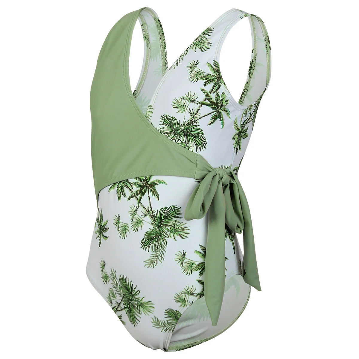 Maillot de Bain Fille 1 pièce croisé Plage – Image 3