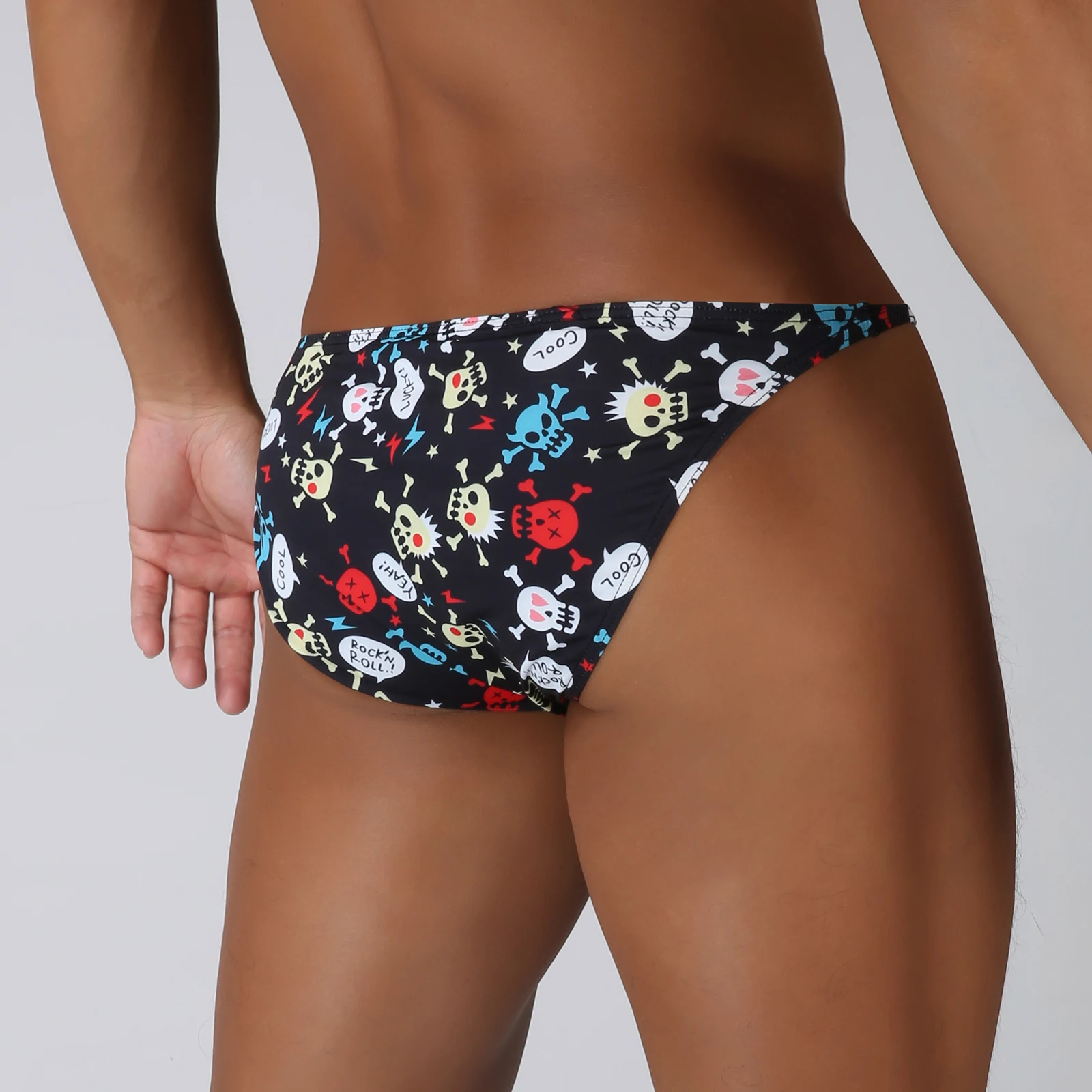 Mini Slip de Bain Homme Blue Skull – Image 4