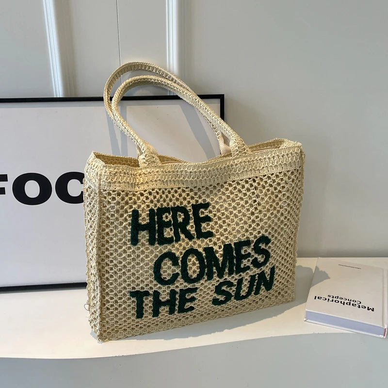 Sac de plage Siena avec motifs estivaux