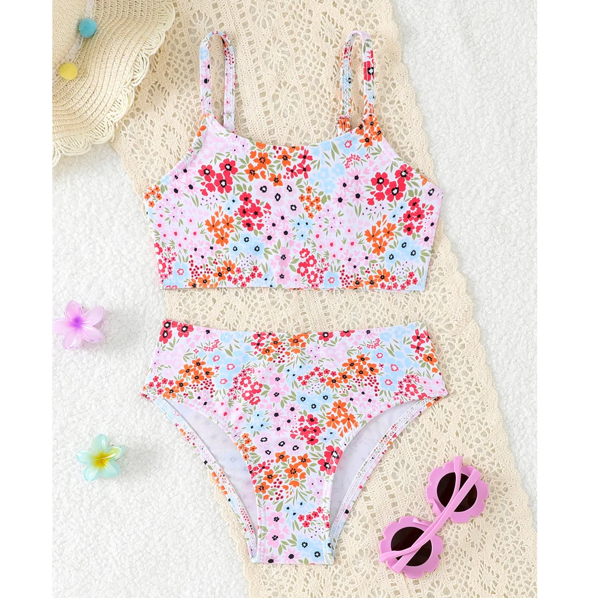 Maillot de Bain Fille 2 Pièces fruits rouges – Image 3