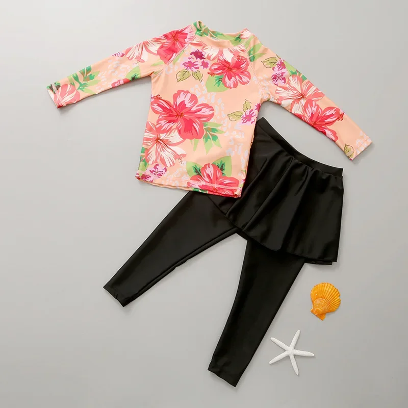 Maillot de Bain Fille 2 pièces Longues UV – Image 14