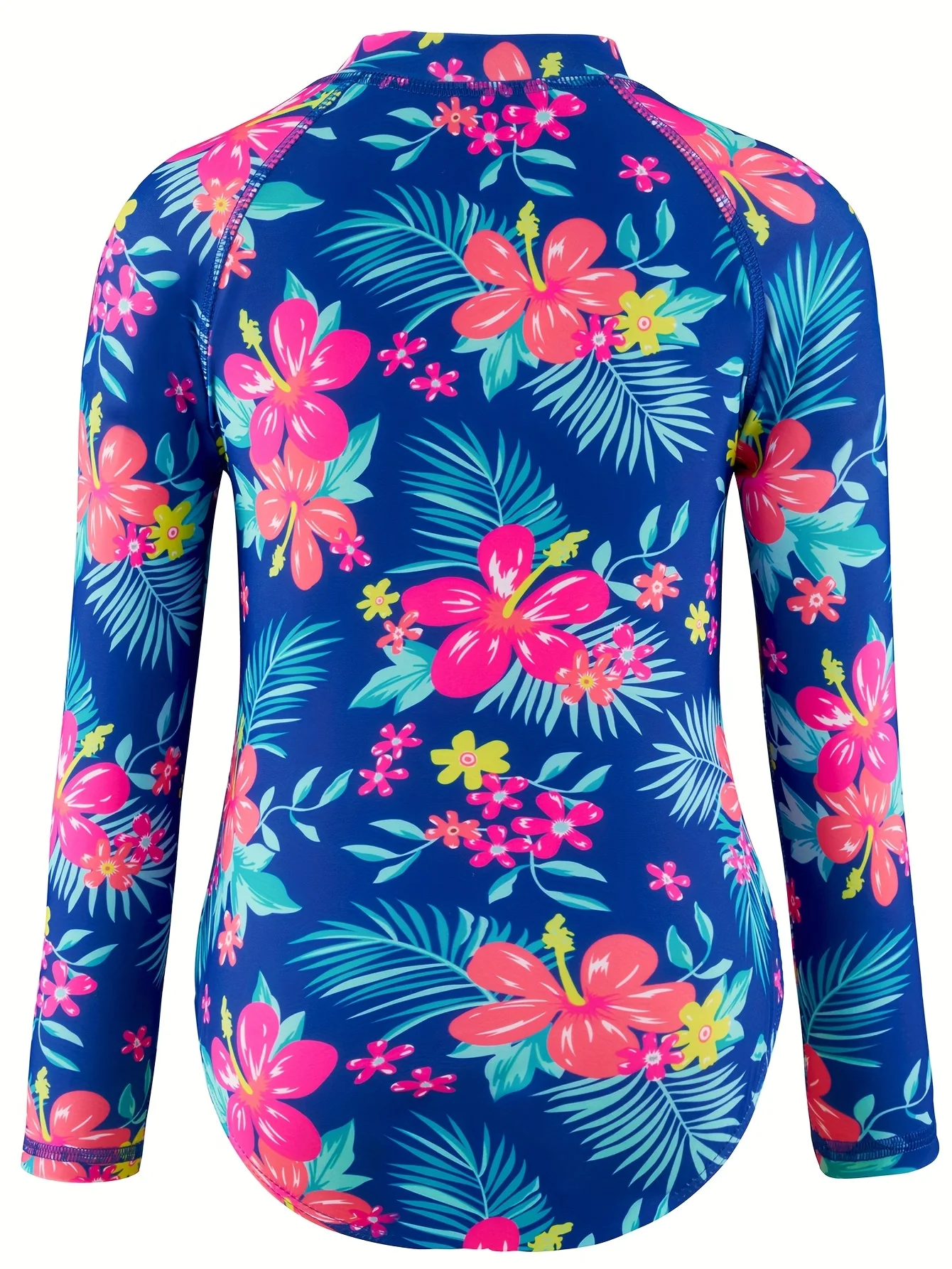 Maillot de Bain Fille fleuri Manches Longues UV – Image 2