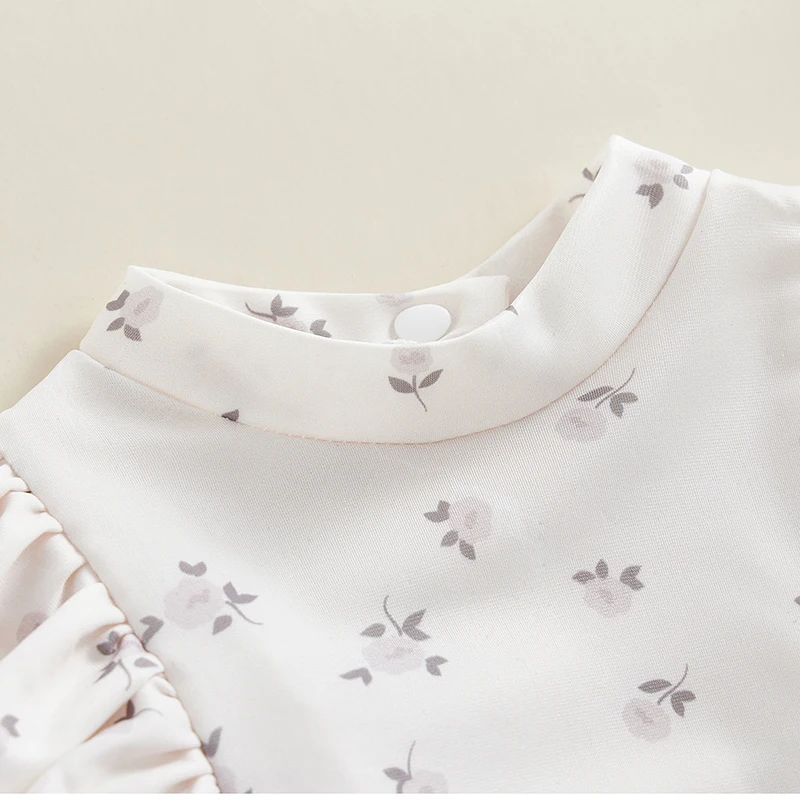 Maillot jardin fleuri bébé fille anti-UV