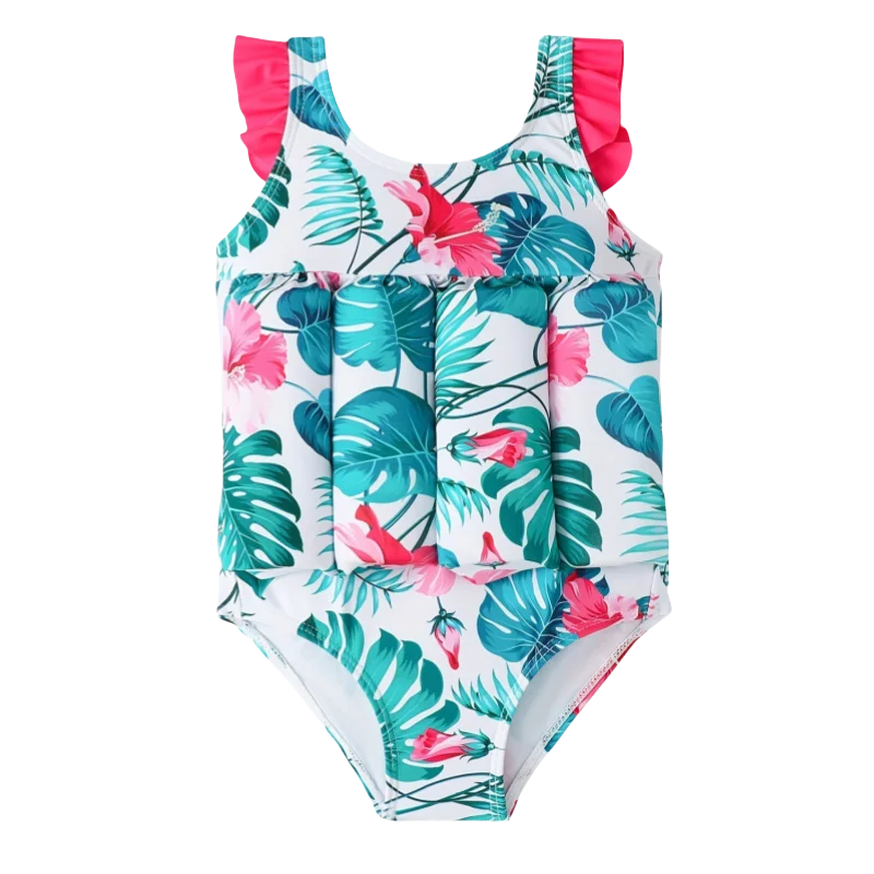 Maillot de Bain Fille flottant fleuri – Image 7