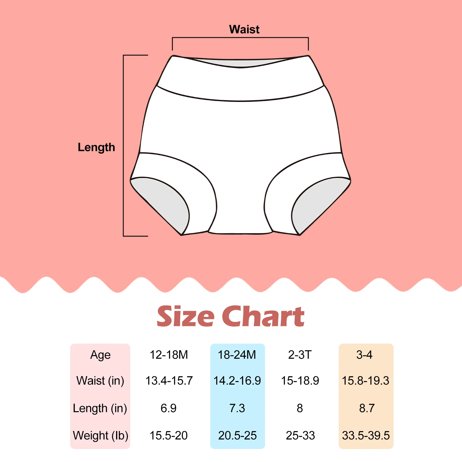 Lot de 3 Maillots de Bain Couche Bébé Réutilisables – Image 4