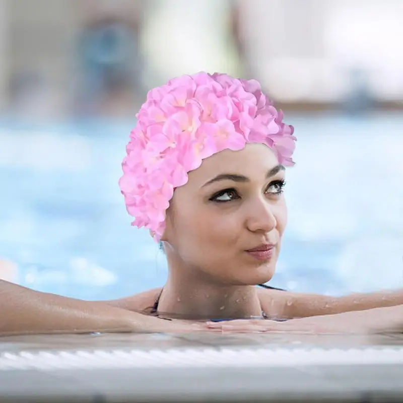 Bonnet de Bain Fleur Vintage Rétro – Image 4