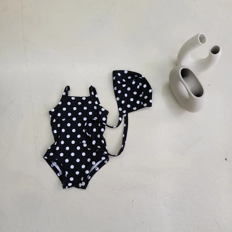 Maillot de Bain Bébé Fille Fleuri avec Chapeau – Image 9