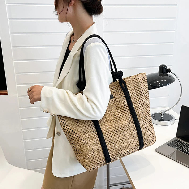 Sac de plage Morella style moderne avec fermeture