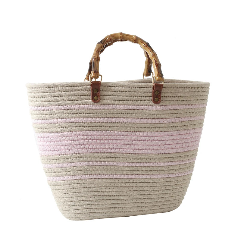 Détail de l'osier du panier marsala tendance