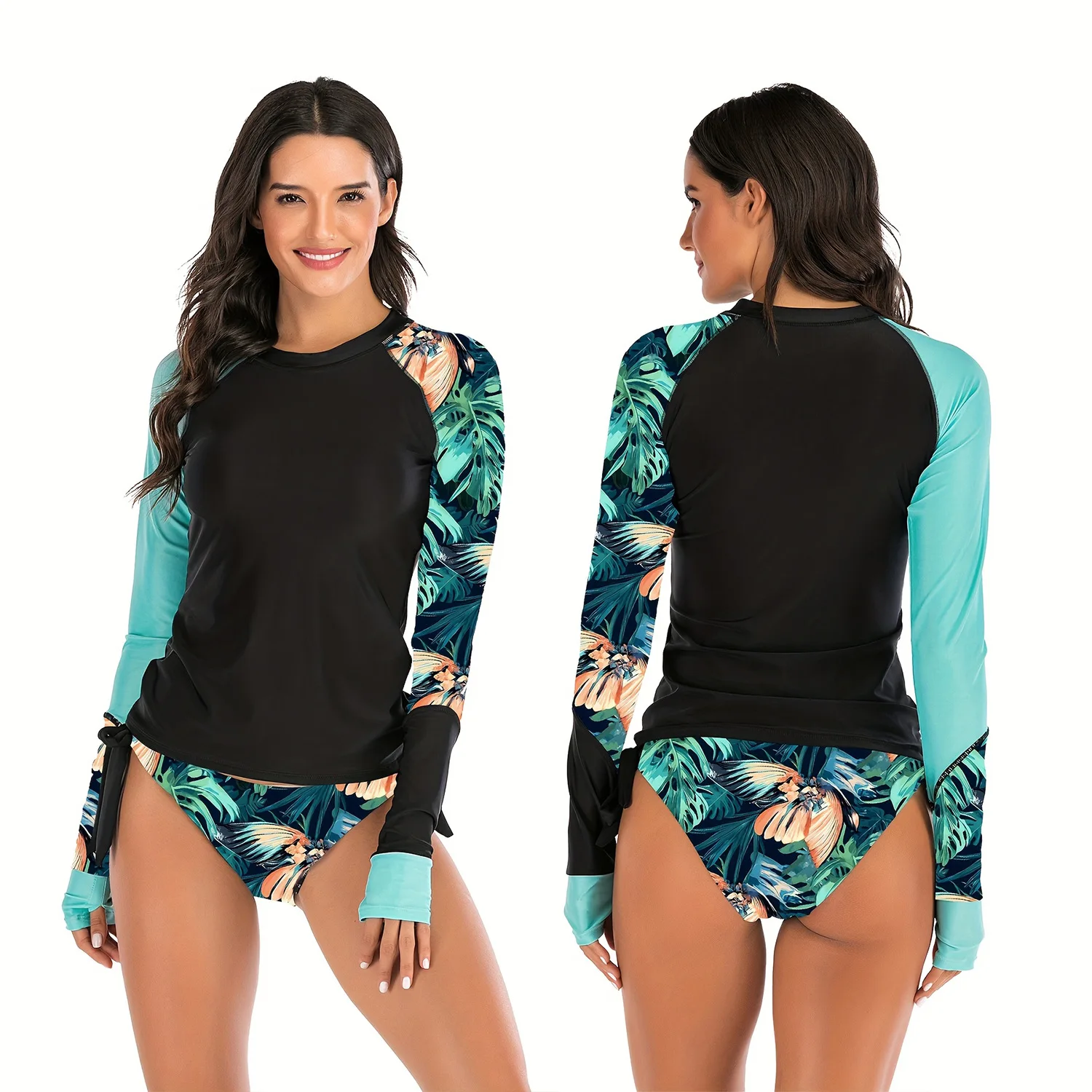 Maillot de Bain Femme 2 pièces UV léopard – Image 9