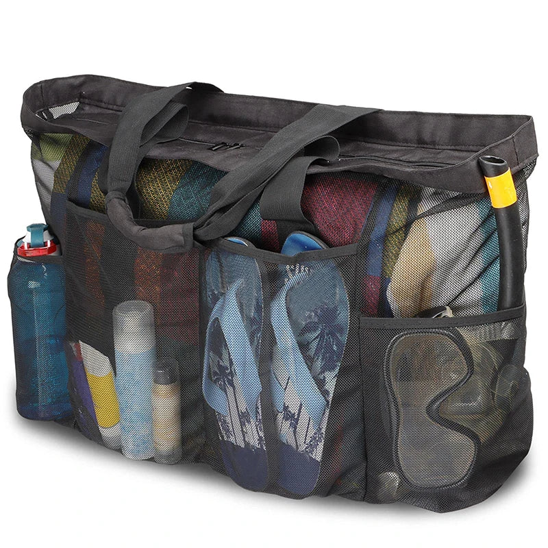 Sac de plage Laguna avec poches multiples pour accessoires