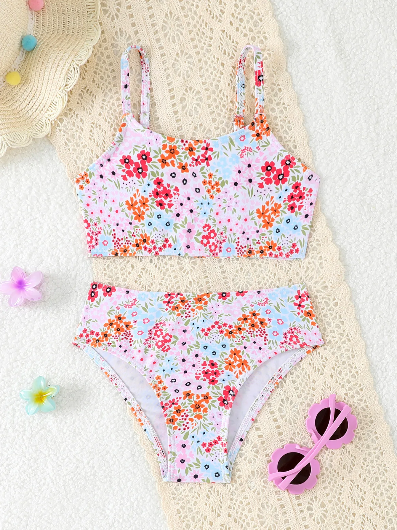 Maillot de Bain Fille 2 Pièces fruits rouges – Image 8