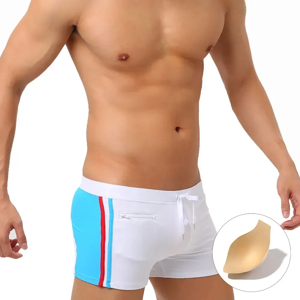 Boxer de Bain Homme Pacific Blue Avec Coque – Image 11