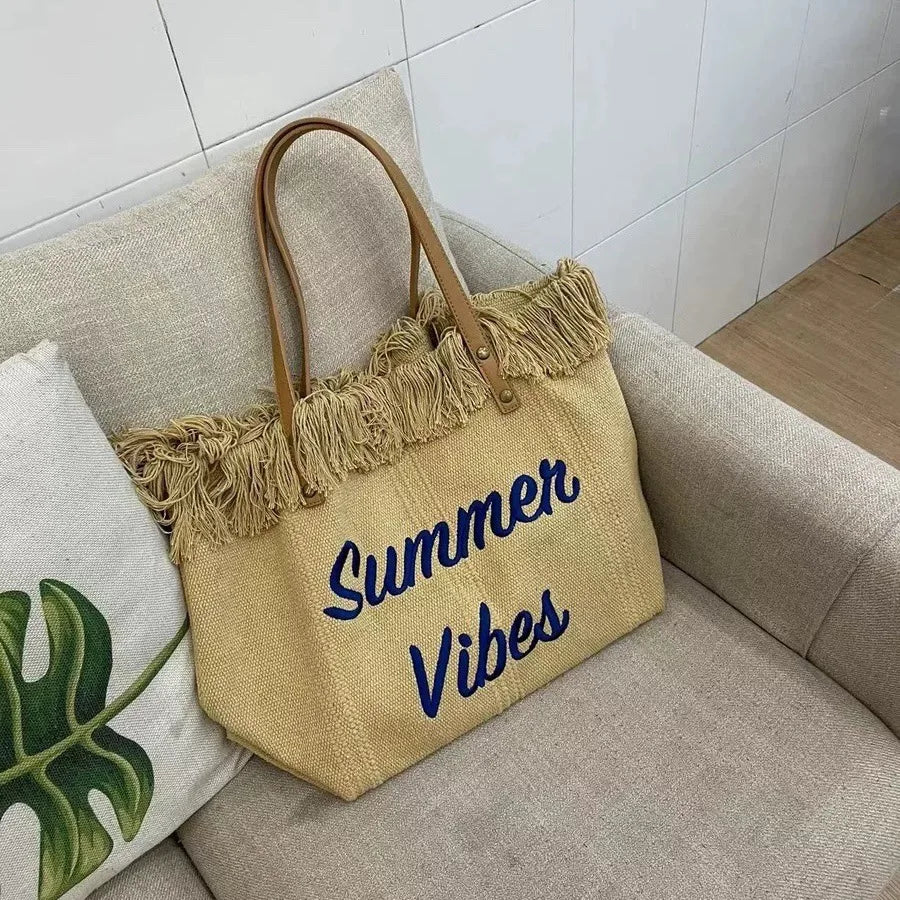 look raffiné sac de plage Carita